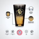 2-Pack Ombre Pint Glasses I |  University Of Colorado, Boulder