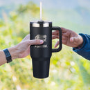 40oz Black Tumbler Lazer Engraved I |  University Of Florida