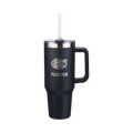 40oz Black Tumbler Lazer Engraved I |  University Of Florida
