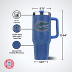 40oz TC Bling Game Tumbler w/ Vintage logo I |  University Of Florida