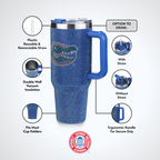 40oz TC Bling Game Tumbler w/ Vintage logo I |  University Of Florida