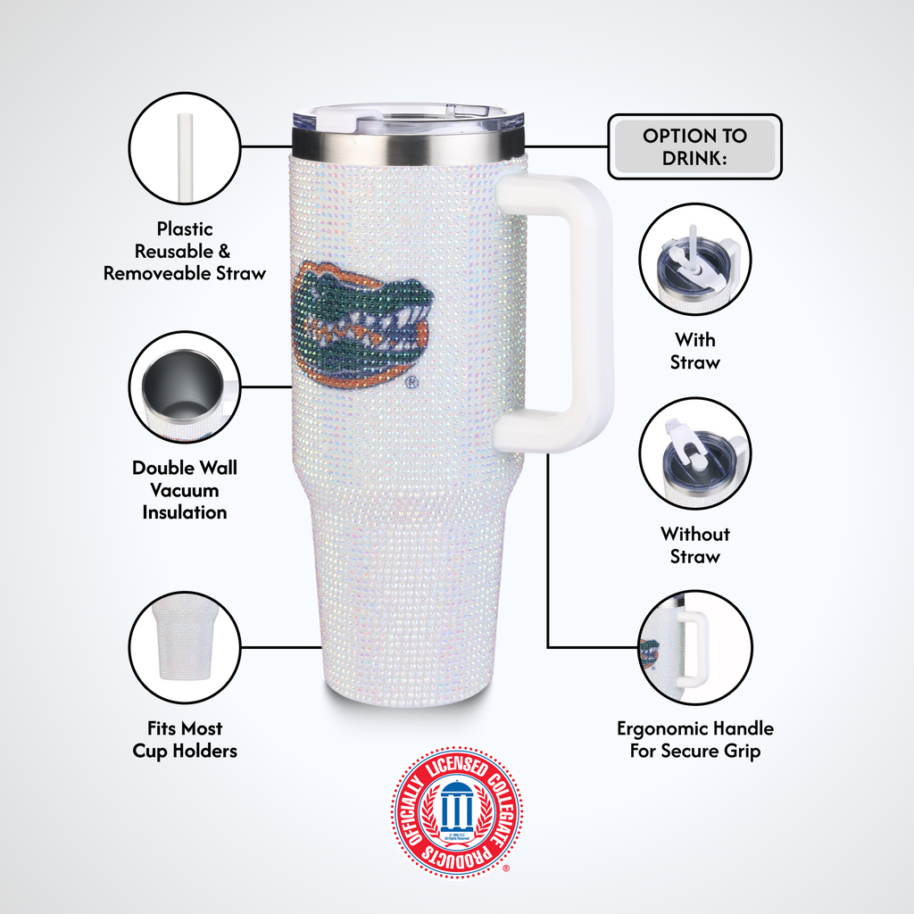 40oz Bling Colossal Tumbler | University of Florida