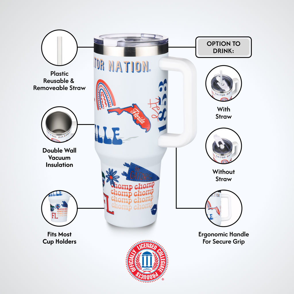 40oz Team Spirit Tumblers I |  University Of Florida