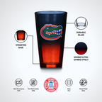 2-Pack Ombre Pint Glasses I |  University Of Florida