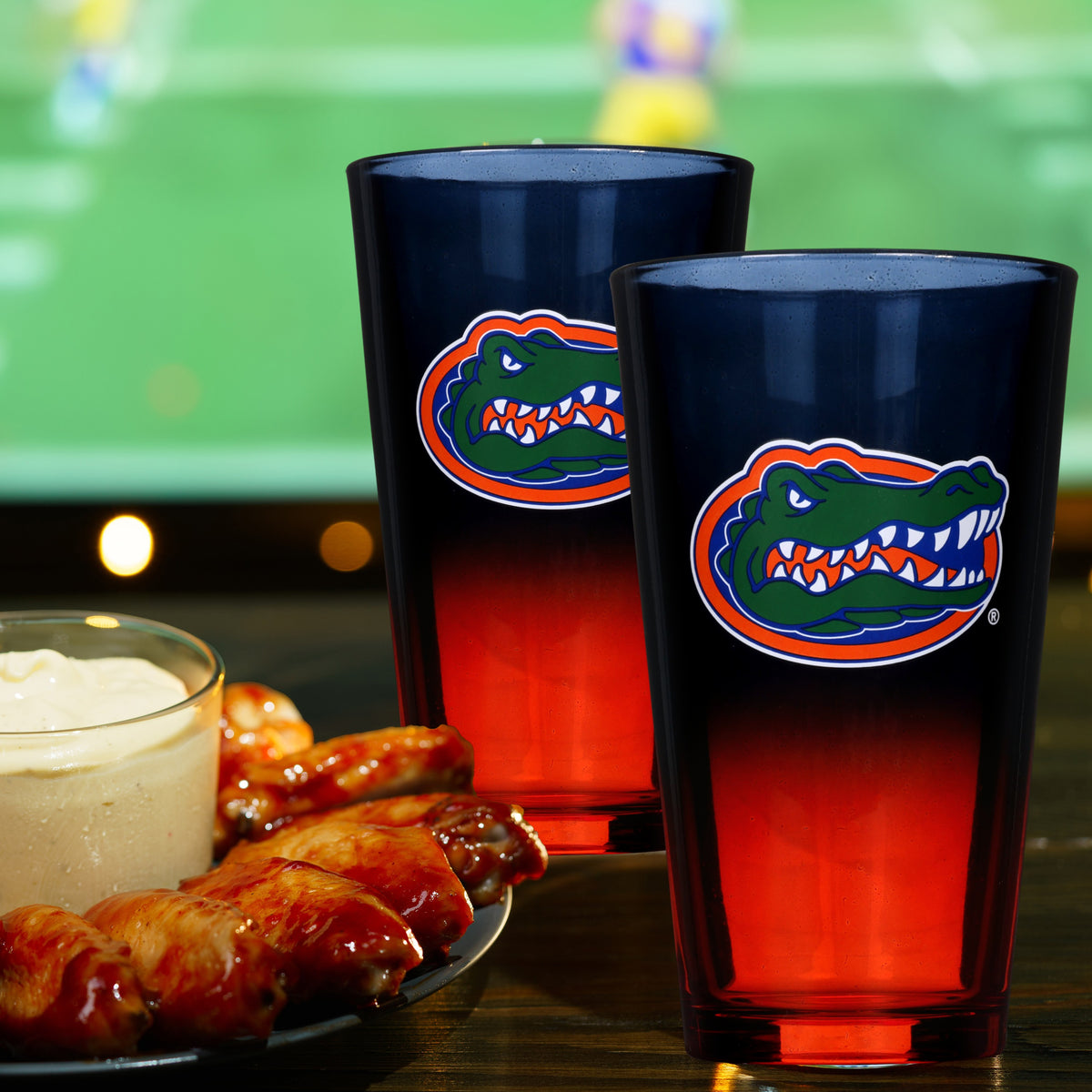2-Pack Ombre Pint Glasses I |  University Of Florida