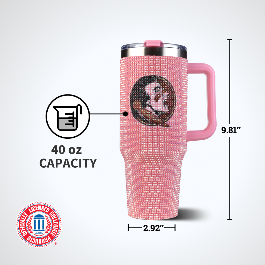 40oz Pink Bing Tumbler I |  Florida State University