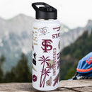 34oz Team Spirit Water Bottle I |  Florida State University