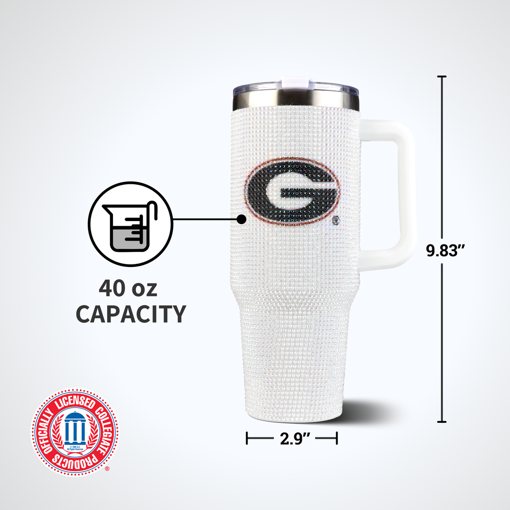 40oz Bling Colossal Tumbler | University of Georgia