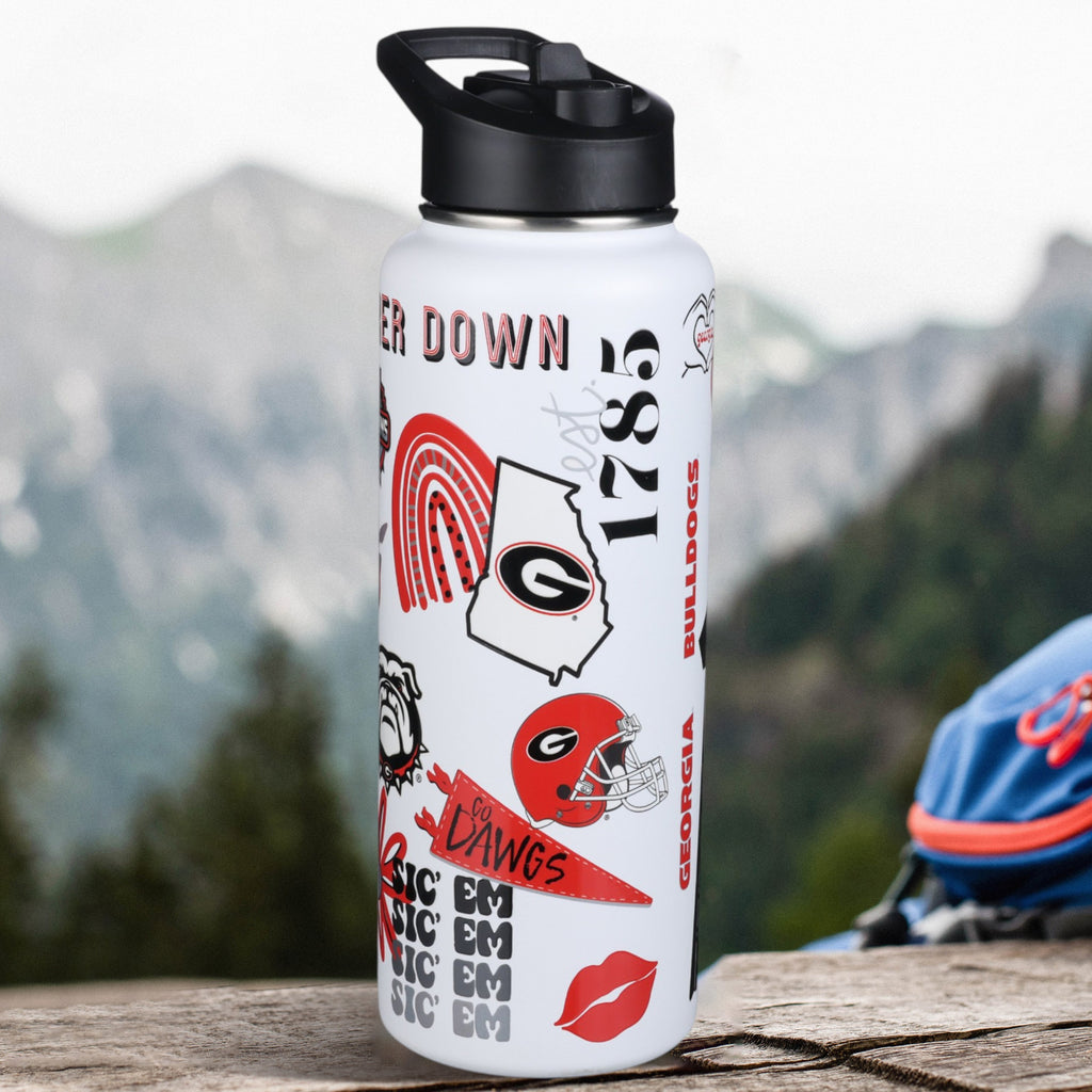 34oz Team Spirit Water Bottle I |  University Of Georgia