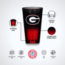 2-Pack Ombre Pint Glasses I |  University Of Georgia