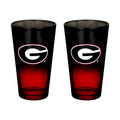 2-Pack Ombre Pint Glasses I |  University Of Georgia