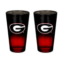 2-Pack Ombre Pint Glasses I |  University Of Georgia