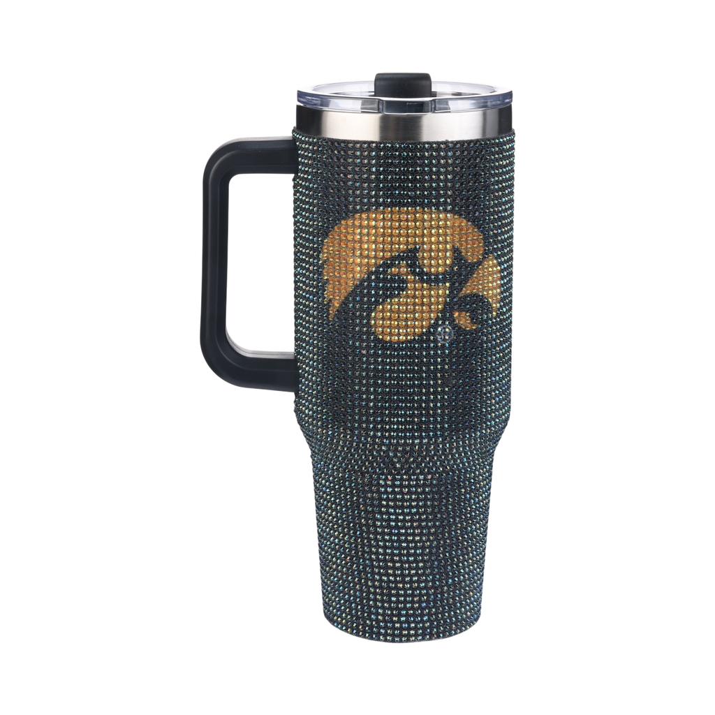 40oz TC Bling Game Tumbler w/ Vintage logo I |  University Of Iowa