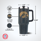 40oz TC Bling Game Tumbler w/ Vintage logo I |  University Of Iowa