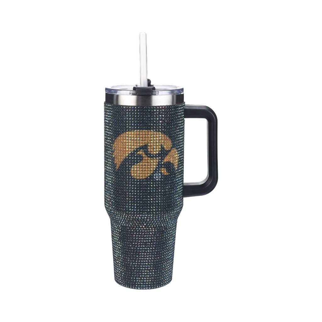 40oz TC Bling Game Tumbler w/ Vintage logo I |  University Of Iowa