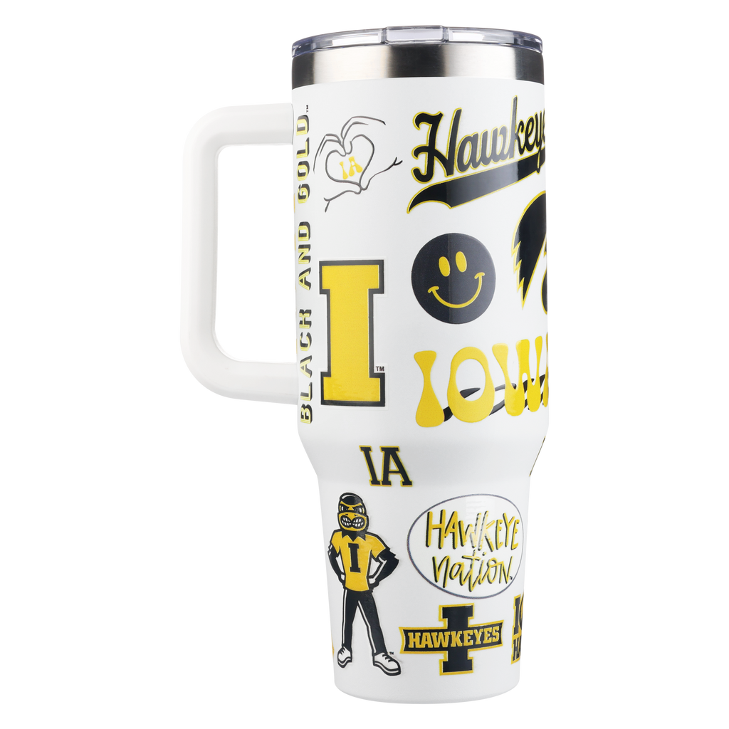 40oz Team Spirit Tumblers I |  University Of Iowa