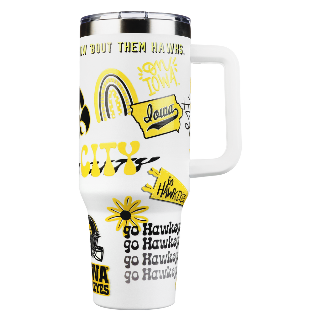 40oz Team Spirit Tumblers I |  University Of Iowa