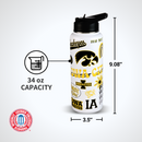 34oz Team Spirit Water Bottle I |  University Of Iowa