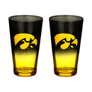 2-Pack Ombre Pint Glasses I |  University Of Iowa