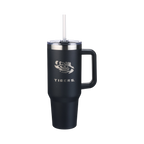 40oz Black Tumbler Lazer Engraved I |  Louisiana State University