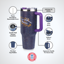 40oz TC Bling Game Tumbler w/ Vintage logo I |  Louisiana State University