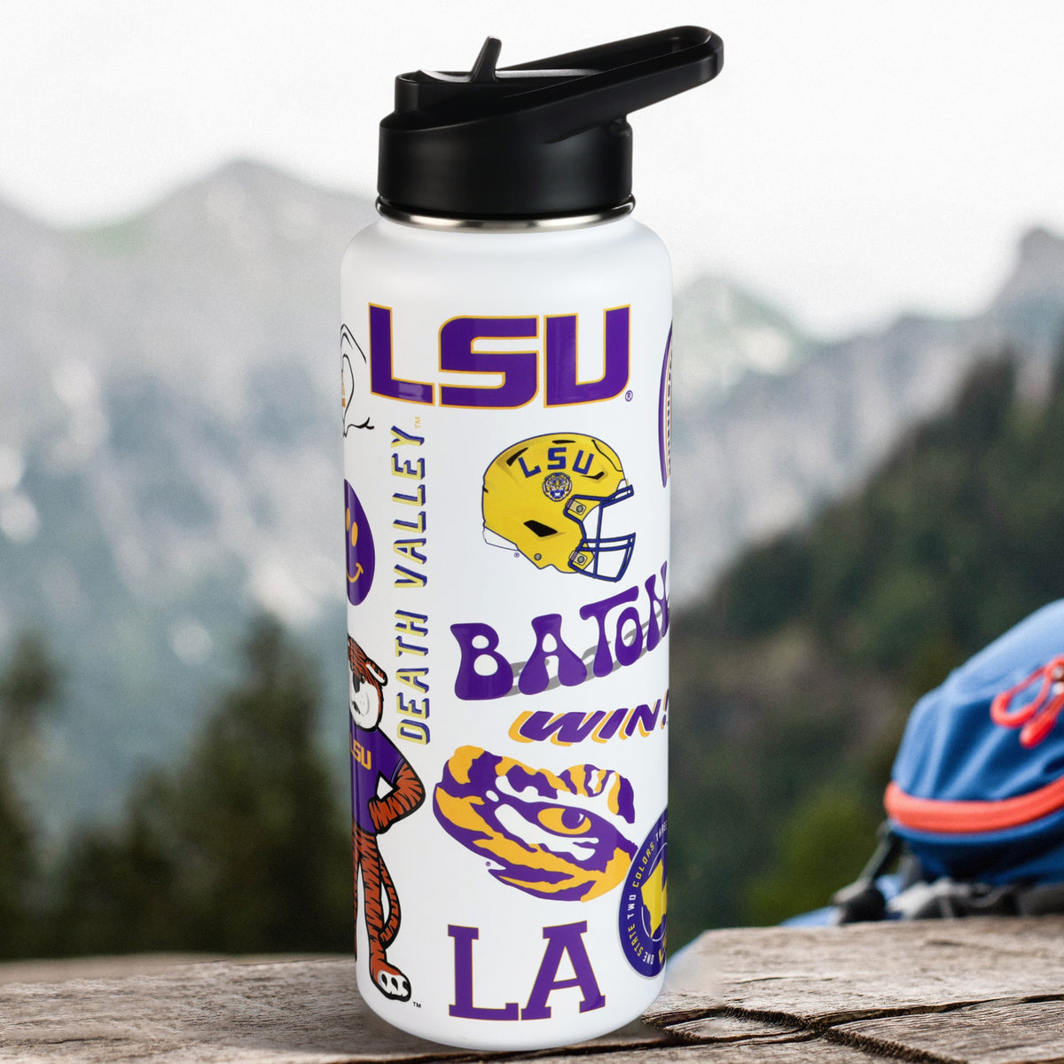 34oz Team Spirit Water Bottle I |  Louisiana State University