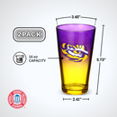 2-Pack Ombre Pint Glasses I |  Louisiana State University