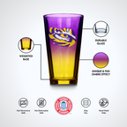 2-Pack Ombre Pint Glasses I |  Louisiana State University