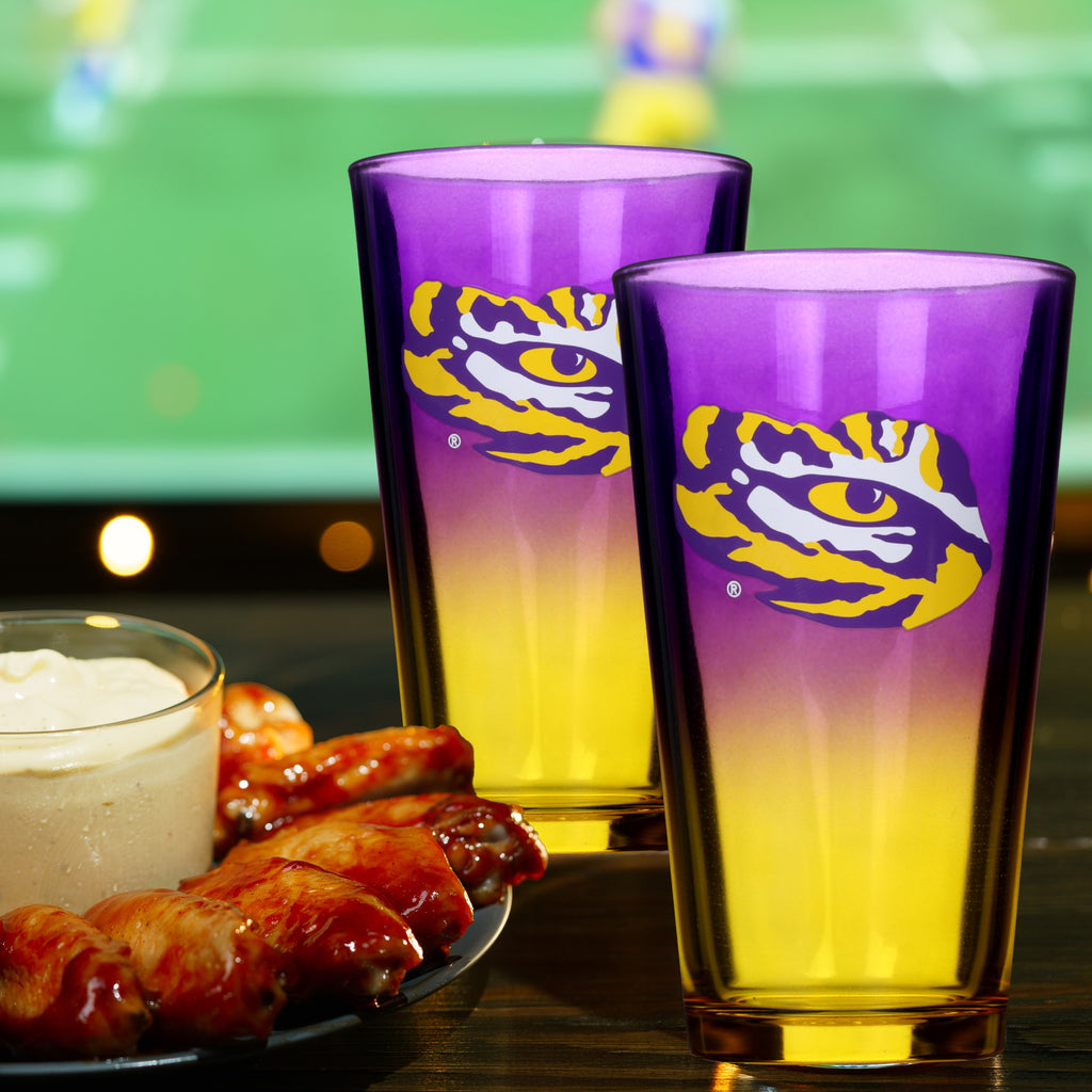 2-Pack Ombre Pint Glasses I |  Louisiana State University