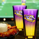 2-Pack Ombre Pint Glasses I |  Louisiana State University