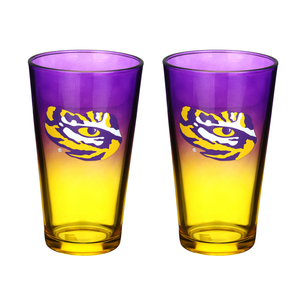 2-Pack Ombre Pint Glasses I |  Louisiana State University