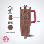 40oz TC Bling Game Tumbler w/ Vintage logo I |  University Of Maryland, College Park