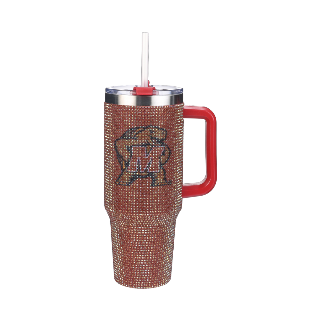 40oz TC Bling Game Tumbler w/ Vintage logo I |  University Of Maryland, College Park
