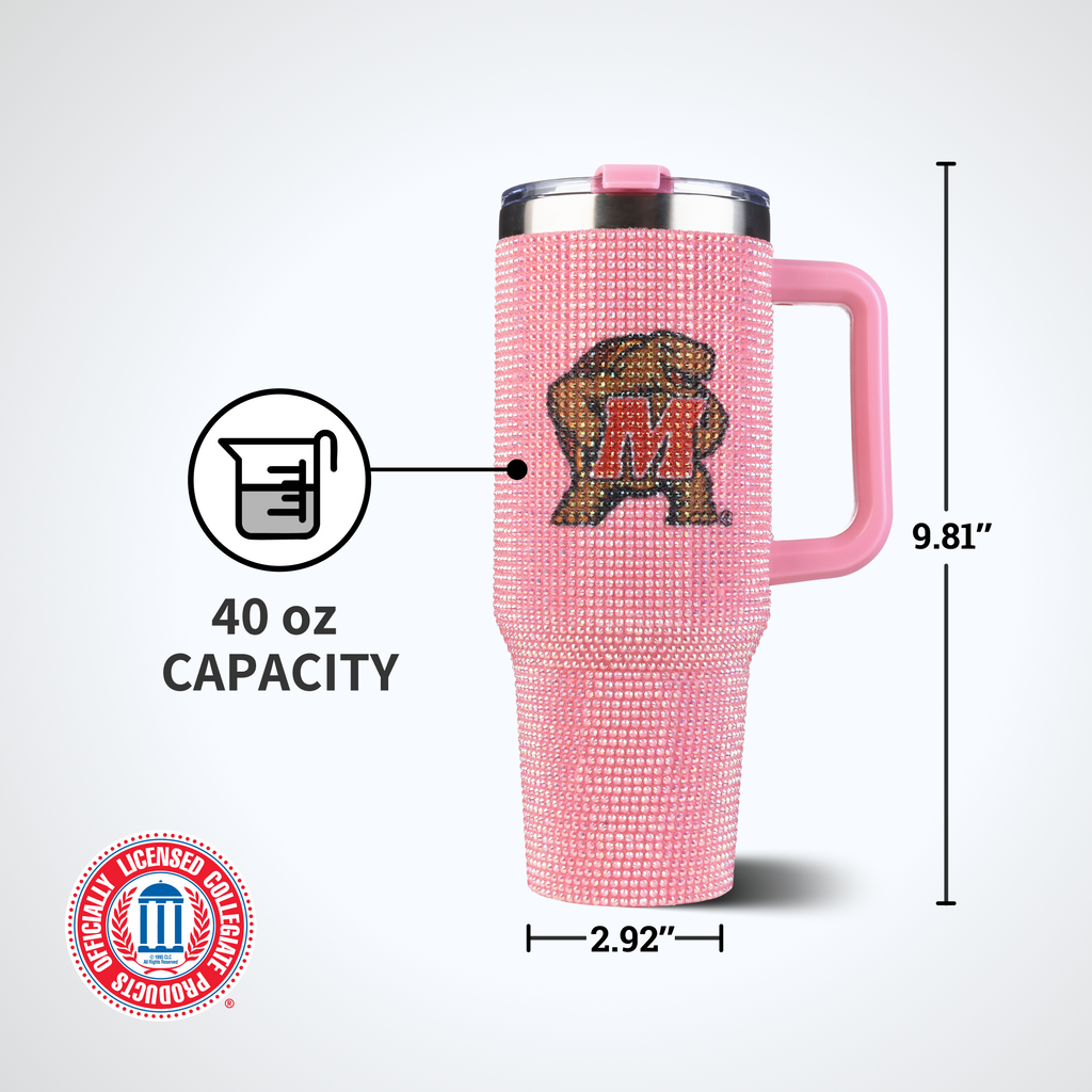 40oz Pink Bing Tumbler I | University Of Maryland