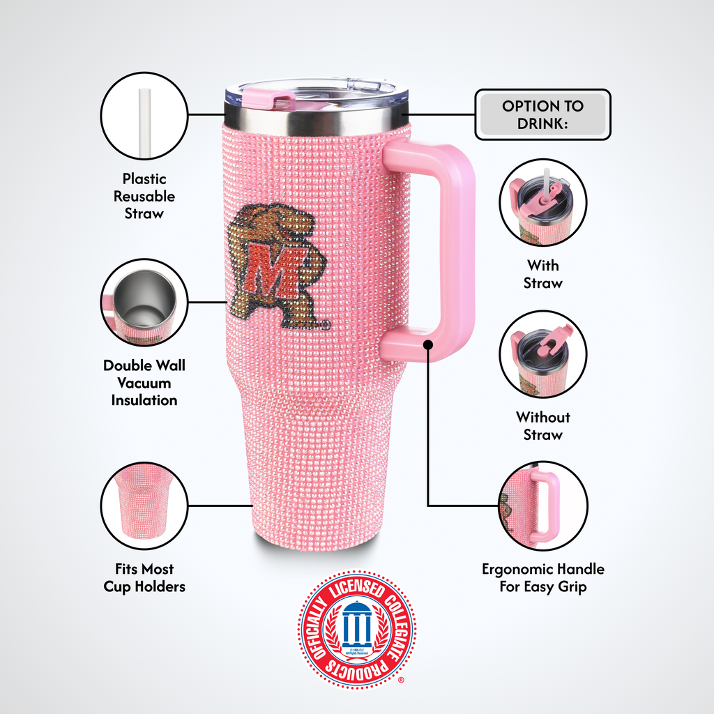 40oz Pink Bing Tumbler I | University Of Maryland