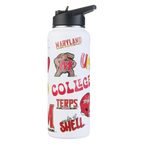 34oz Team Spirit Water Bottle I |  University Of Maryland, College Park