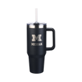 40oz Black Tumbler Lazer Engraved I |  University Of Michigan