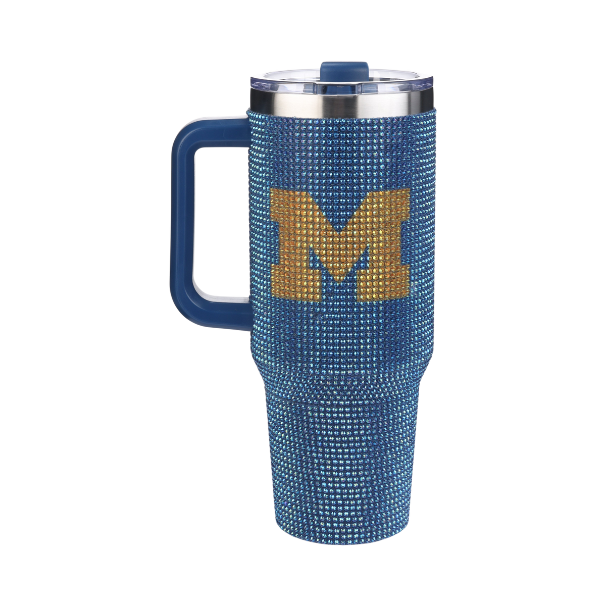 40oz TC Bling Game Tumbler w/ Vintage logo I |  University Of Michigan