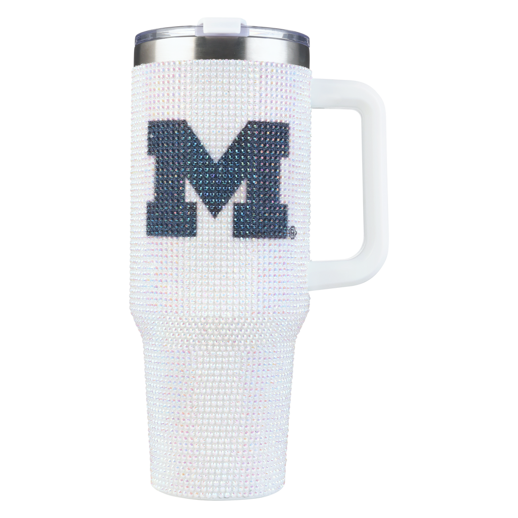 40oz Bling Colossal Tumbler | University of Michigan