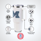 40oz Bling Colossal Tumbler | University of Michigan