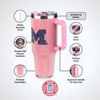 40oz Pink Bing Tumbler I |  University Of Michigan