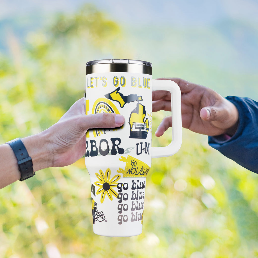 40oz Team Spirit Tumblers I |  University Of Michigan
