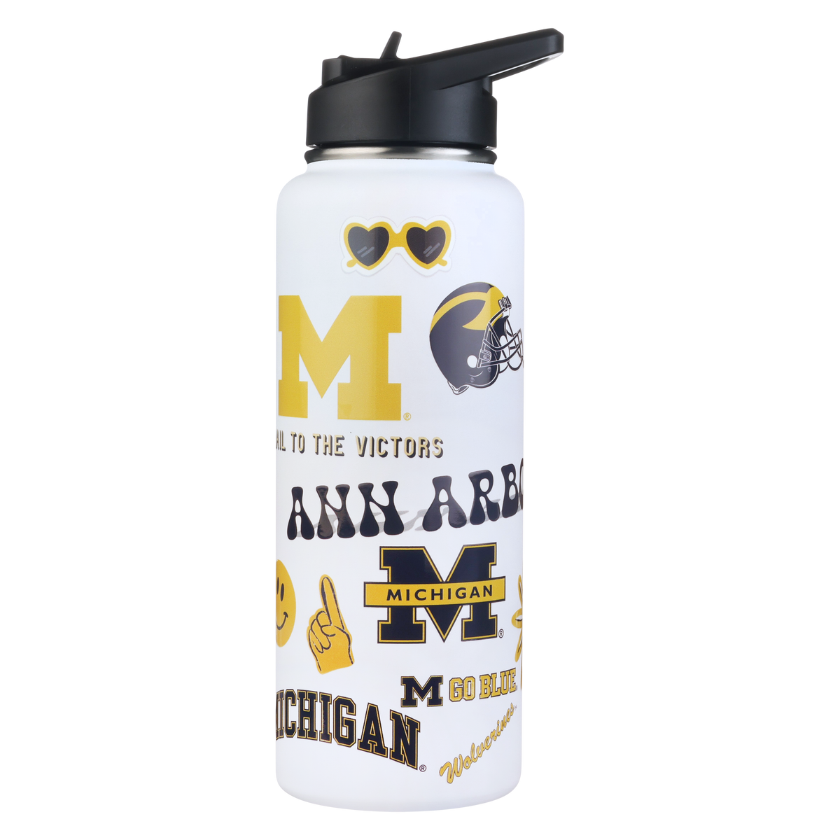 34oz Team Spirit Water Bottle I |  University Of Michigan