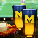 2-Pack Ombre Pint Glasses I |  University Of Michigan