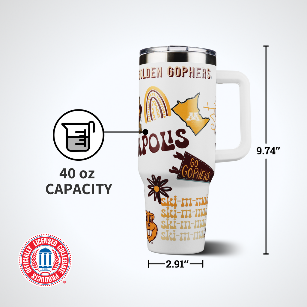 40oz Team Spirit Tumblers I |  University Of Minnesota