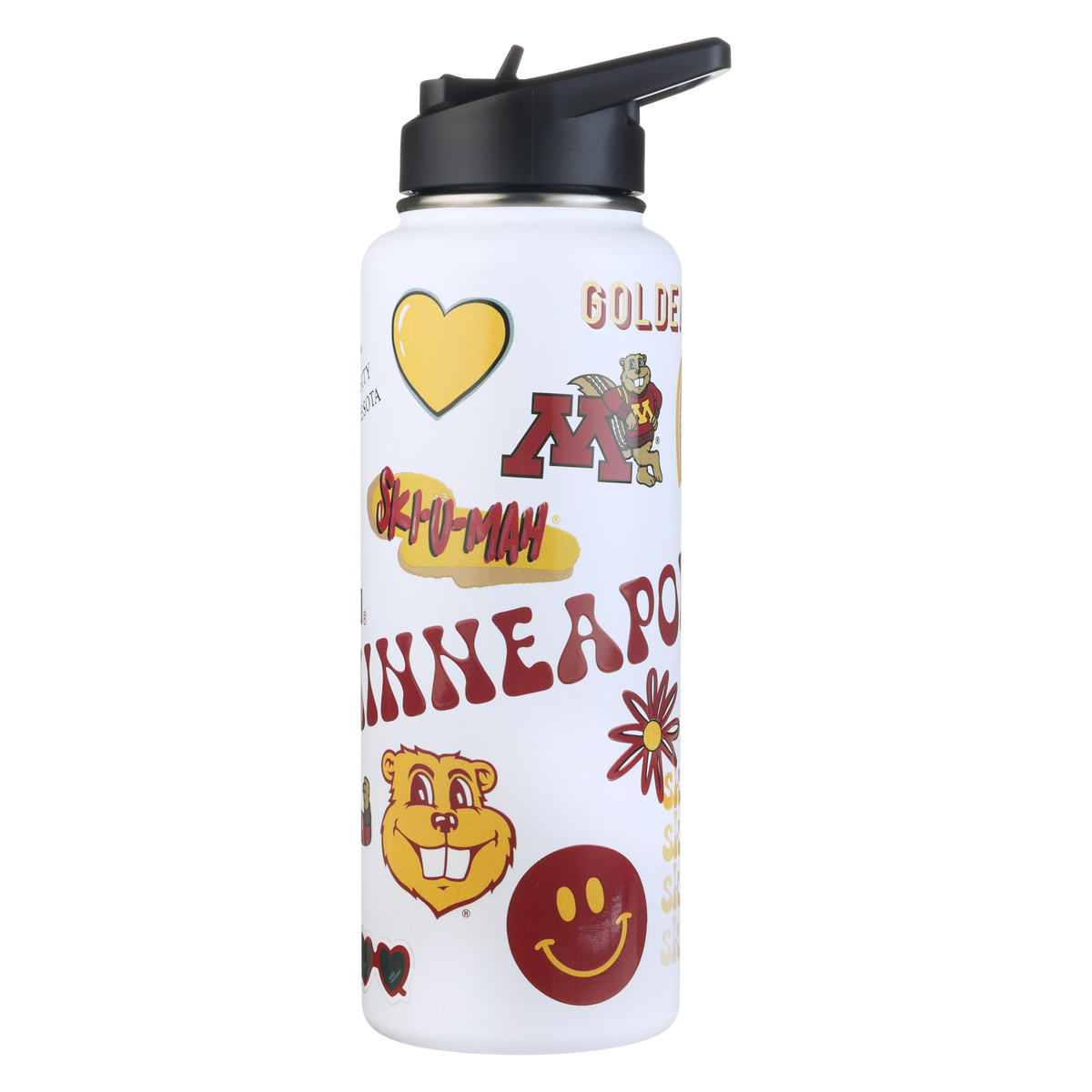 34oz Team Spirit Water Bottle I |  University Of Minnesota