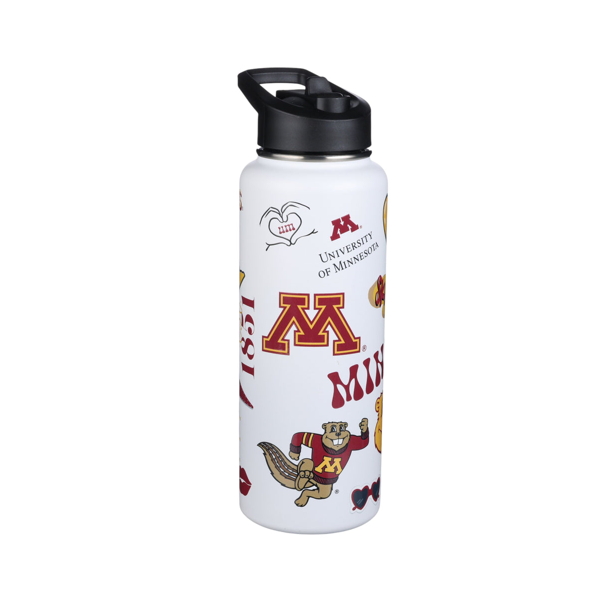 34oz Team Spirit Water Bottle I |  University Of Minnesota