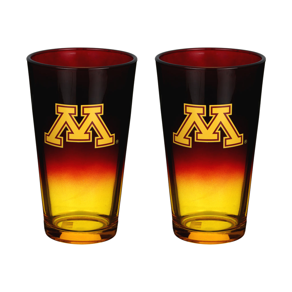 2-Pack Ombre Pint Glasses I |  University Of Minnesota