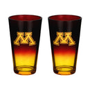 2-Pack Ombre Pint Glasses I |  University Of Minnesota