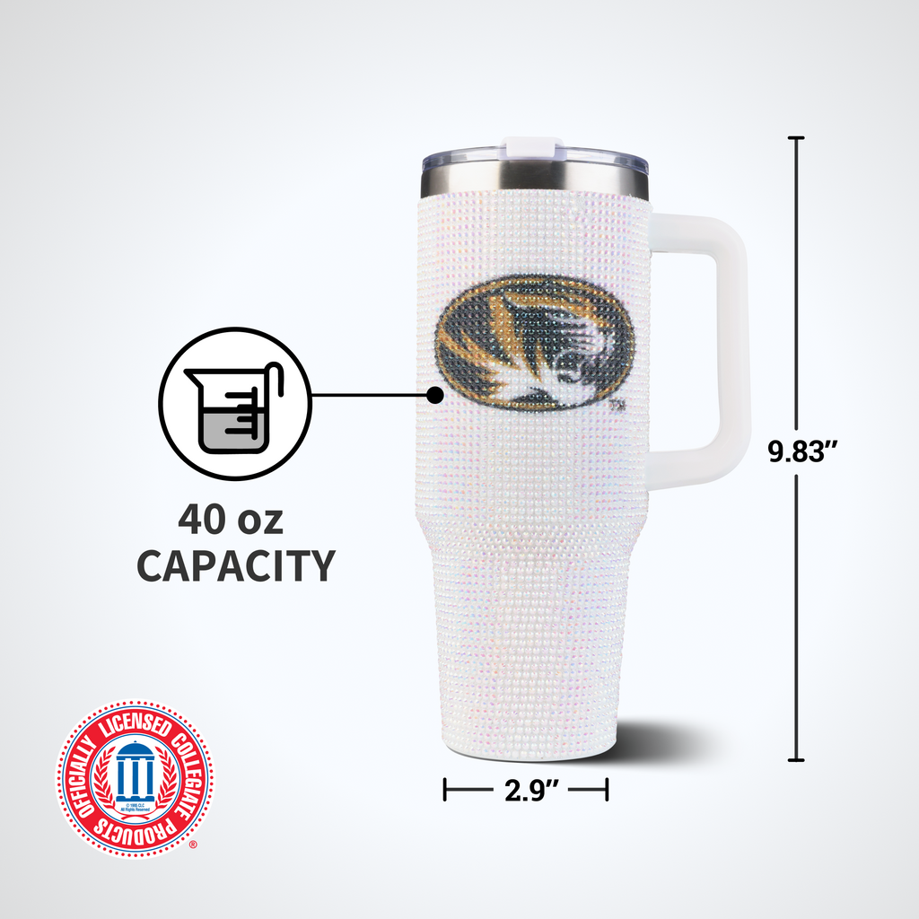 40oz Bling Colossal Tumbler | University of Missouri